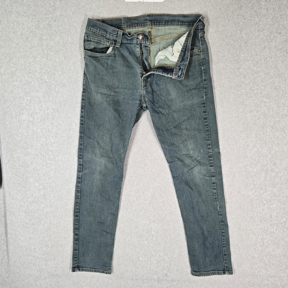Levi's 511 Men Jeans 32X30 Blue Denim Slim Fit 27" Inseam
